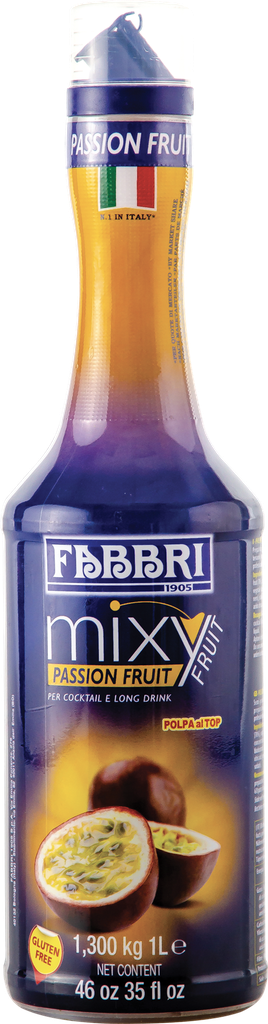 Fabbri - Mixyfruit Passionfruit PET 1,300Kg-UNIT- 9166113-51M