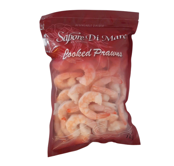 Cooked Vannamei Prawn Cutlets 16/20 1kg bag