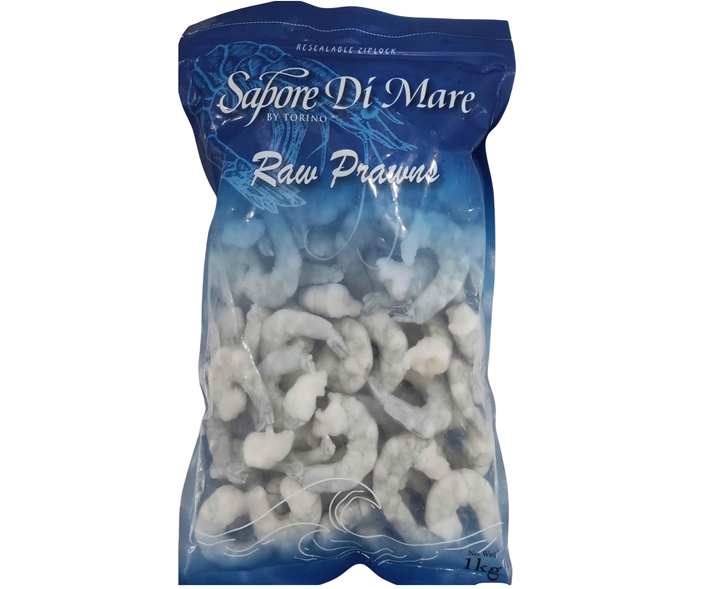 Raw Vannamei Prawn Meat  31/40 1kg bag