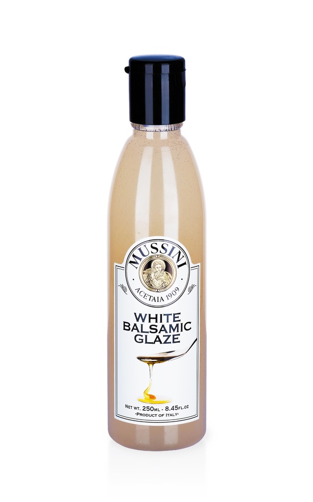 Mussini- Glaze White Balsamic 250ml x 12 (M1676CI)