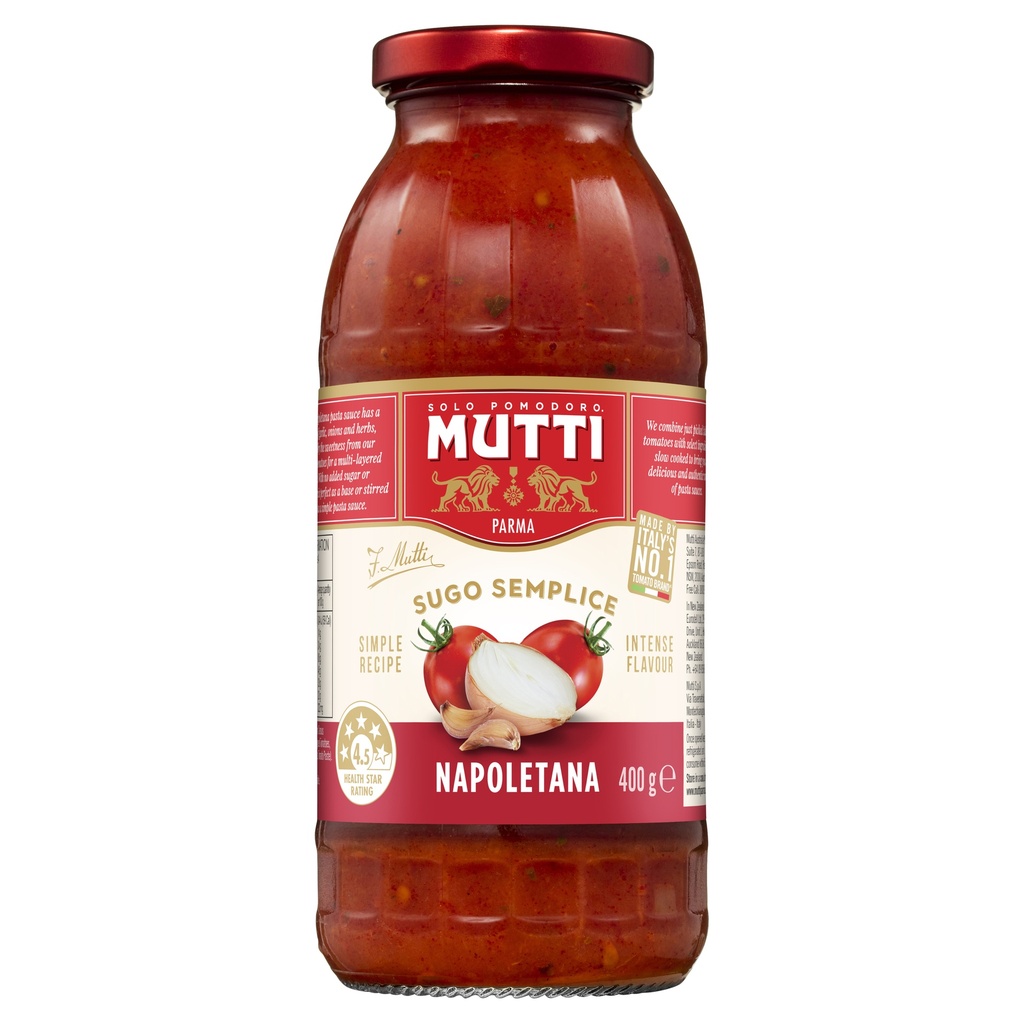 Mutti- Sugo Napoletana 6 x 400g 