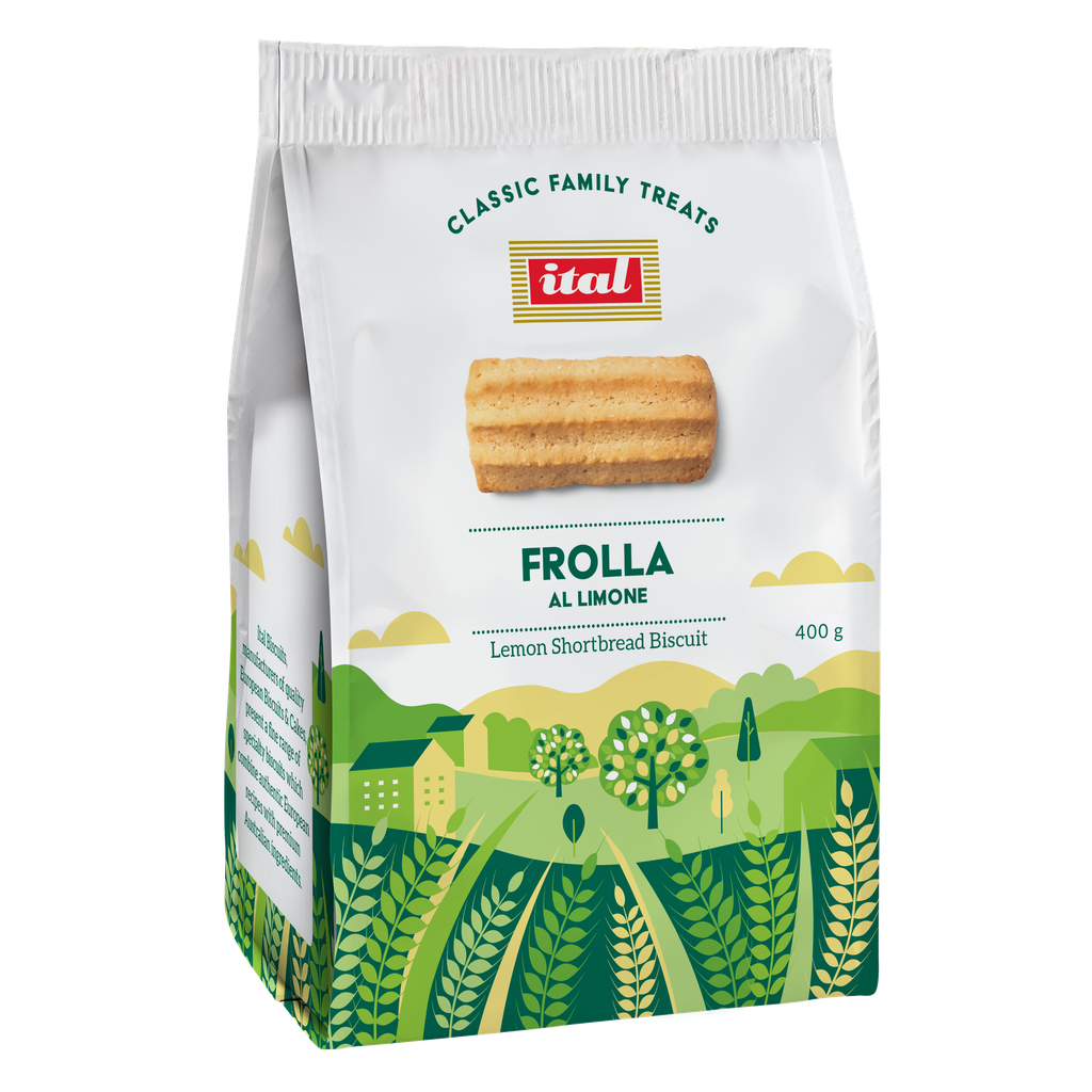 Ital-Classic Biscuit Italian Lemon Shortbread 10 x 400g* 