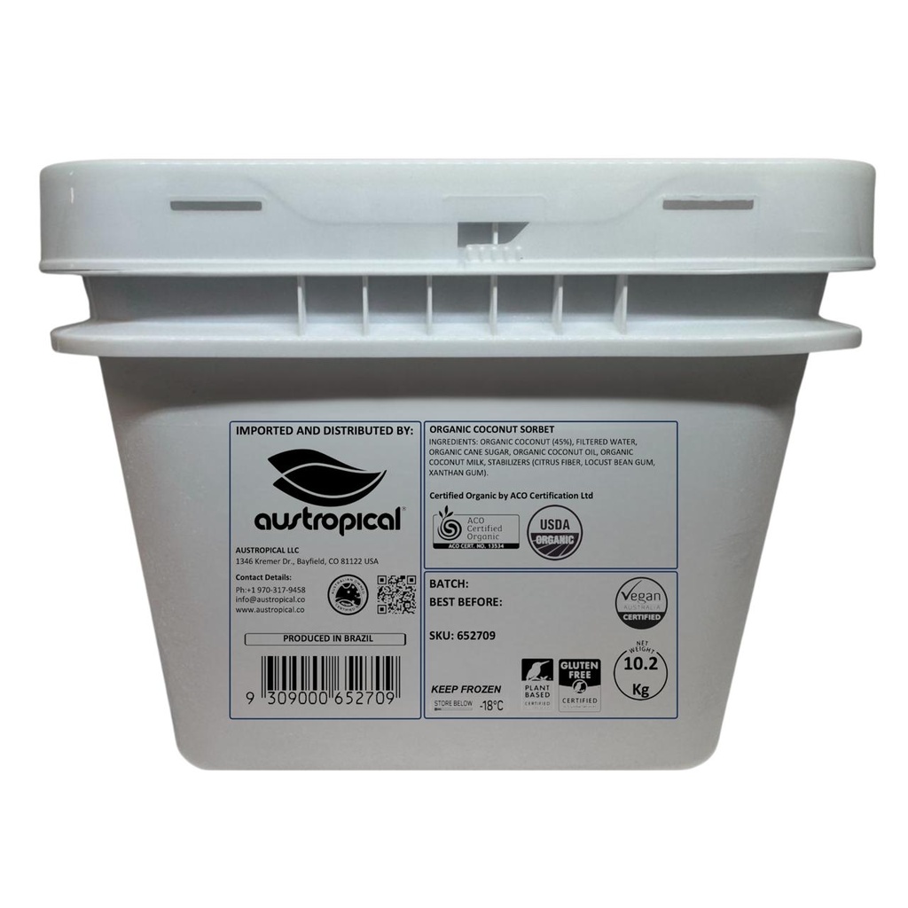 Austropical - Organic Coconut Sorbet 10.2kg