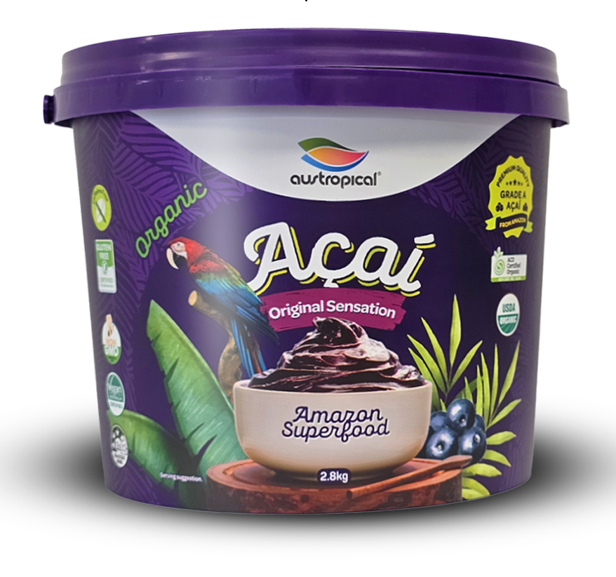 Austropical - Organic Acai Sorbet Original Sensation 6.4kg (2x3.2kg)