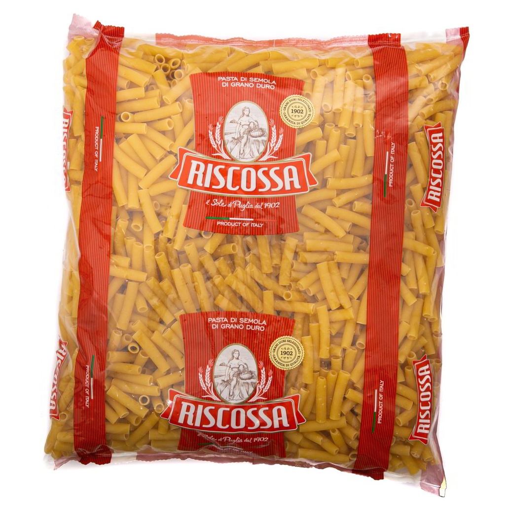 zSample - Riscossa- Canneroni Rigate Picc Pasta Catering 3kg (523B)