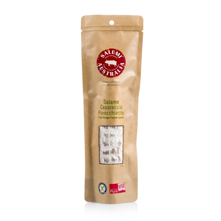 Salumi- Casareccio Finocchietto (fennel) Free Range Salami 240g x 10