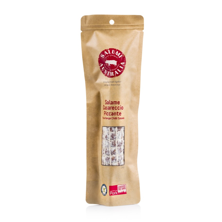Salumi- Casareccio Piccante (chilli) Free Range Salami 240g x 10