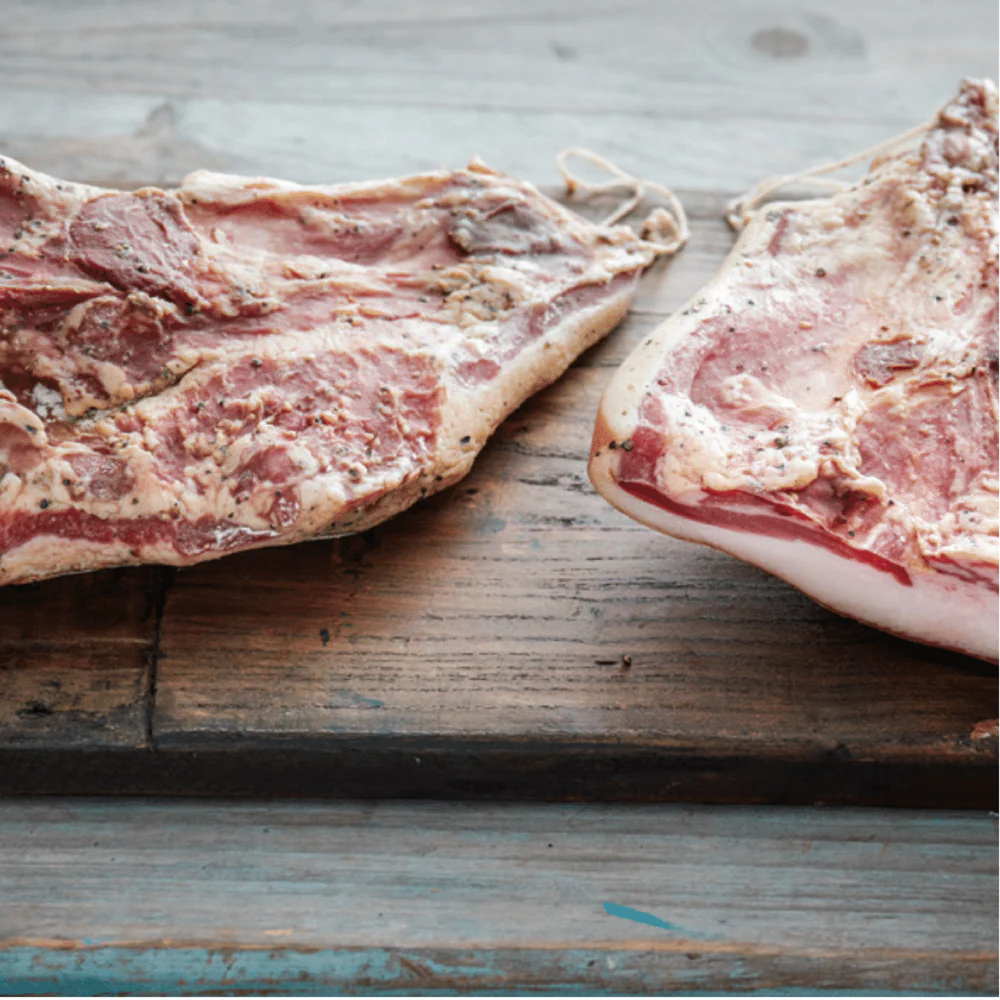 Salumi- Guanciale - Free Range Cured & Aged Pork Jowl 500g