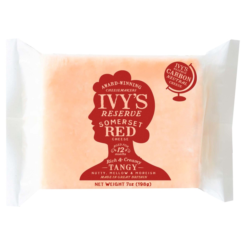 Kebia- Ivy’s Somerset Red Leicester 9 x 198g 
