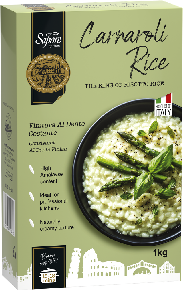 Sapore- Rice Carnaroli 6 x 1kg