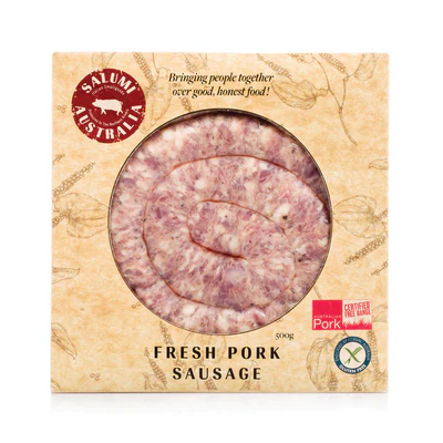 Salumi- Pork Sausage Coil Free Range 500g 