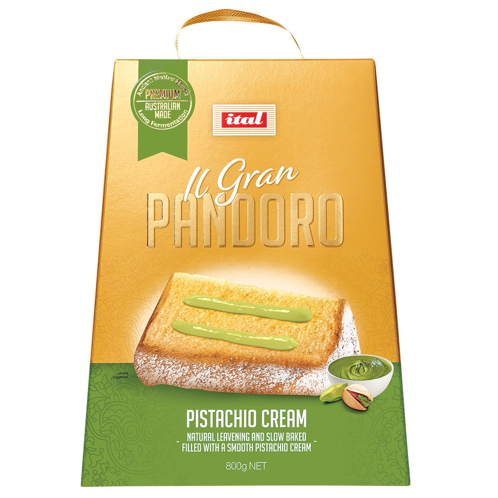 Ital- Pandoro Pistachio Cream (gift box) 800g x6* (SI-PAND8P.R) 