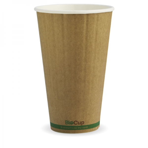 16oz Kraft Double Wall Cup x500