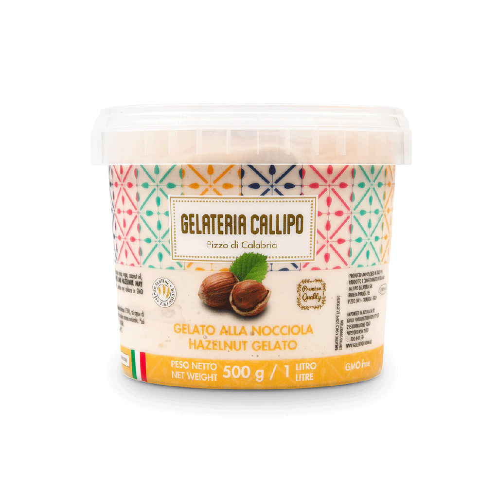 zSample - Callipo Gelateria- Hazelnut 1 Litre *