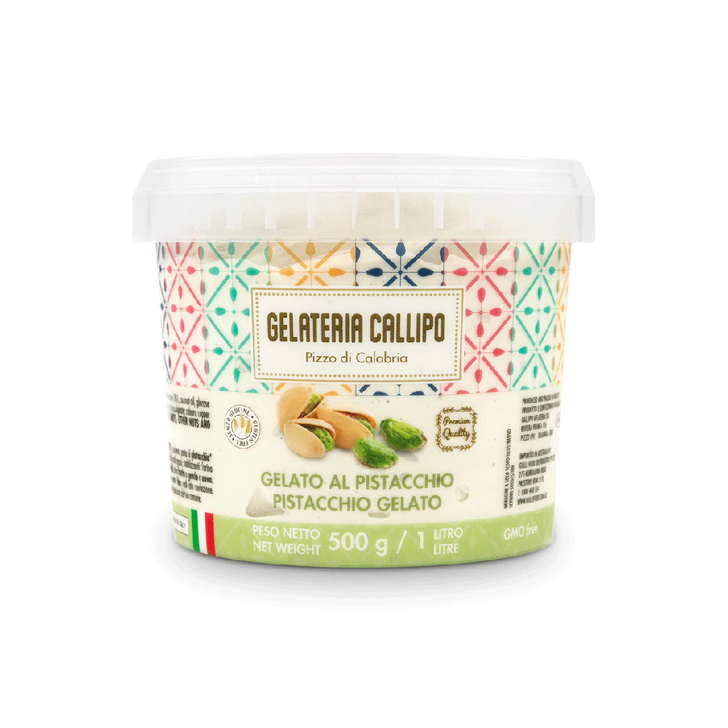 zSample - Callipo Gelateria- Pistachio 1 Litre *