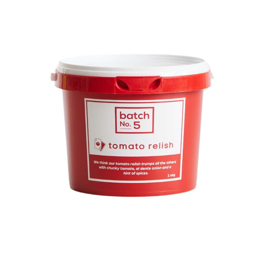 Batch No.5 Tomato Relish x2.4kg