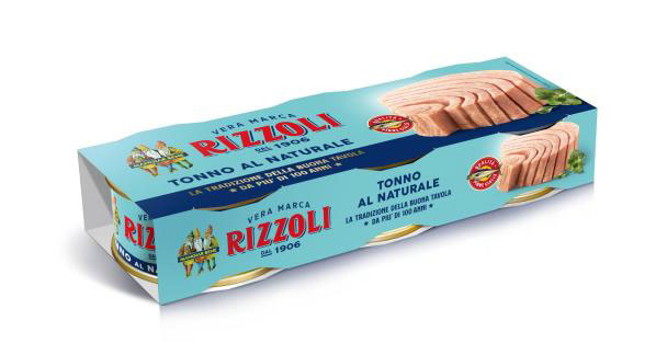 Rizzoli- Tuna In BRINE 32 (3x65g Cluster) (80484) 