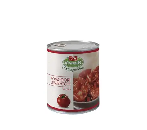 Viander- SEMI DRIED TOMATO QUARTERS 800g Tin (18444)