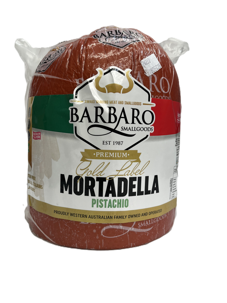 Barbaro- Mortadella W Pistachio r/w 5kg 
