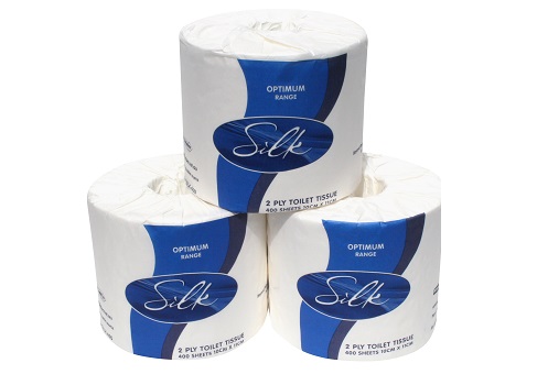 2Ply Toilet Roll 400 Sheets x48