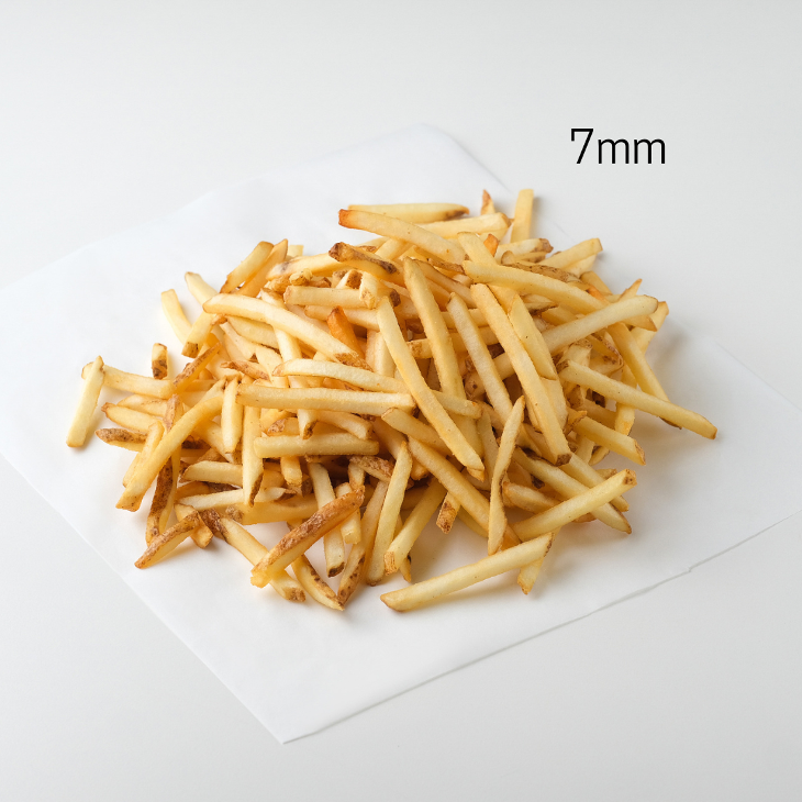 7MM SKIN ON  COATED FRIES 6 X 2KG