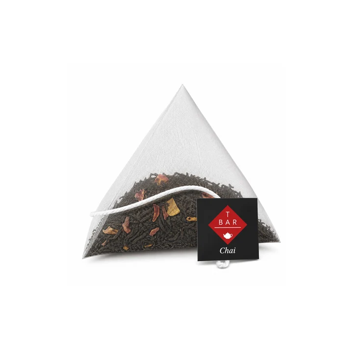 T Bar- Masala Chai Pyramid Tea bags 3gm 50 Pack