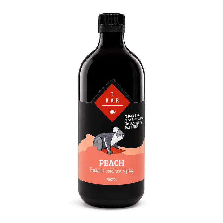 T BAR- Instant Ice Tea Peach Syrup 750ml