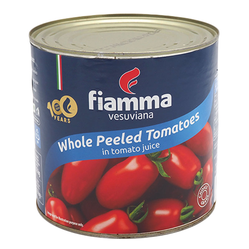 Fiamma - Whole Italian Peeled Tomatoes 2500gm x 6