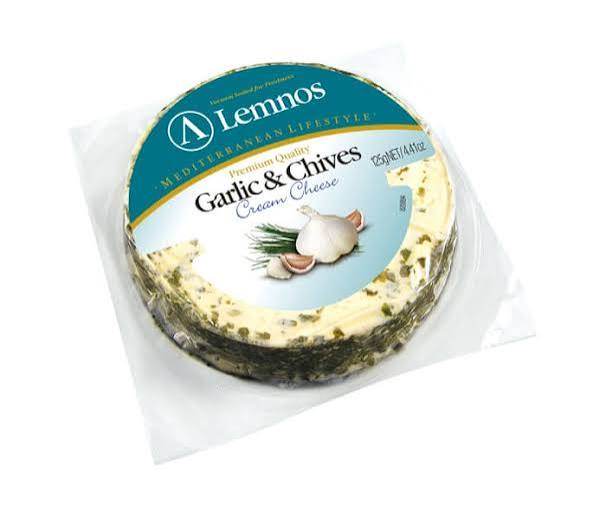 Lemnos - Cream Cheese Garlic & Chives Flavoured 12x125gm