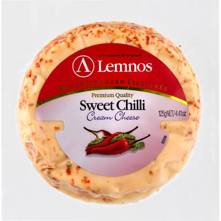 Lemnos - Cream Cheese Sweet Chilli Flavoured 12x125gm