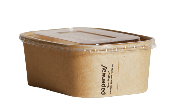 Lid PET Clear To Suit Paperway Rectangular Container x300