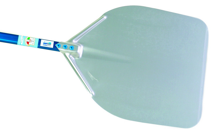 Aluminium Rectangular Pizza Peel 33x33cm - 150cm Handle