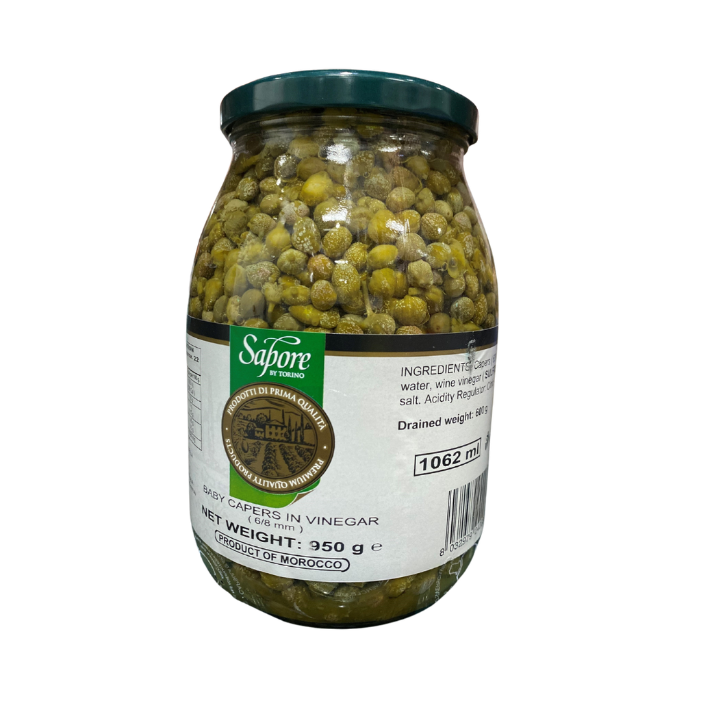 Sapore- Baby Capers (6-8mm) 950g