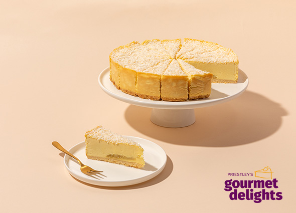 Priestley's- Baked Lemon Lime Cheesecake 16 Cut
