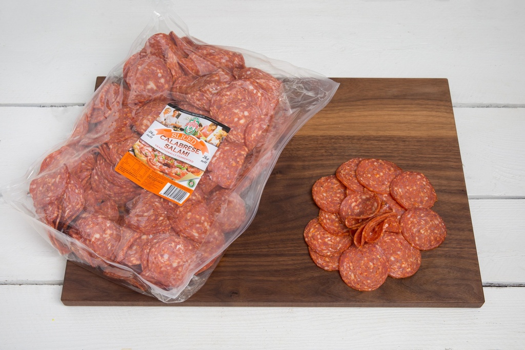 BERTOCCHI SLICED CALABRESE SALAMI (HOT) 1KG