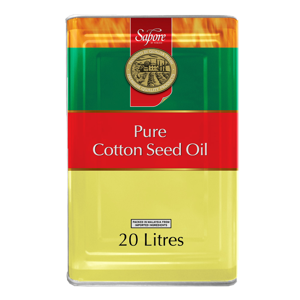Sapore- Pure Cottonseed Oil 20Lt (No Bung)