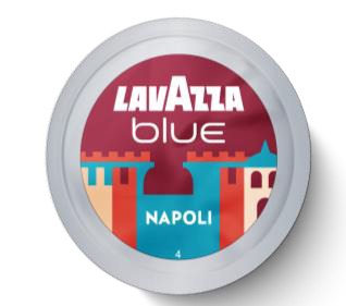 Lavazza- Box 100 Blue Pods Capsules Coffee Napoli