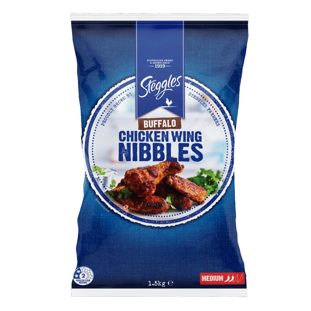 Steggles Buffalo Wing Nibbles 1.5kg
