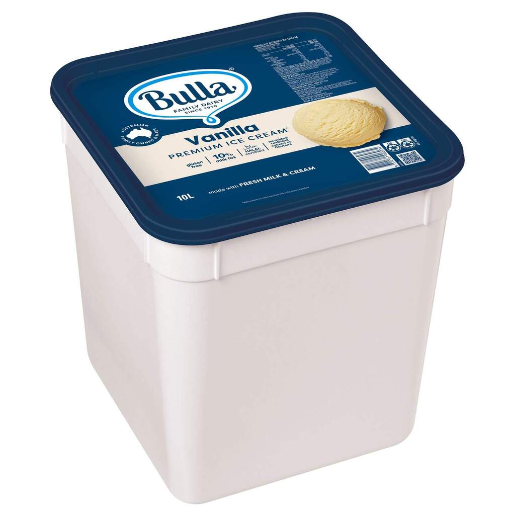 Bulla Vanilla Ice Cream 10lt