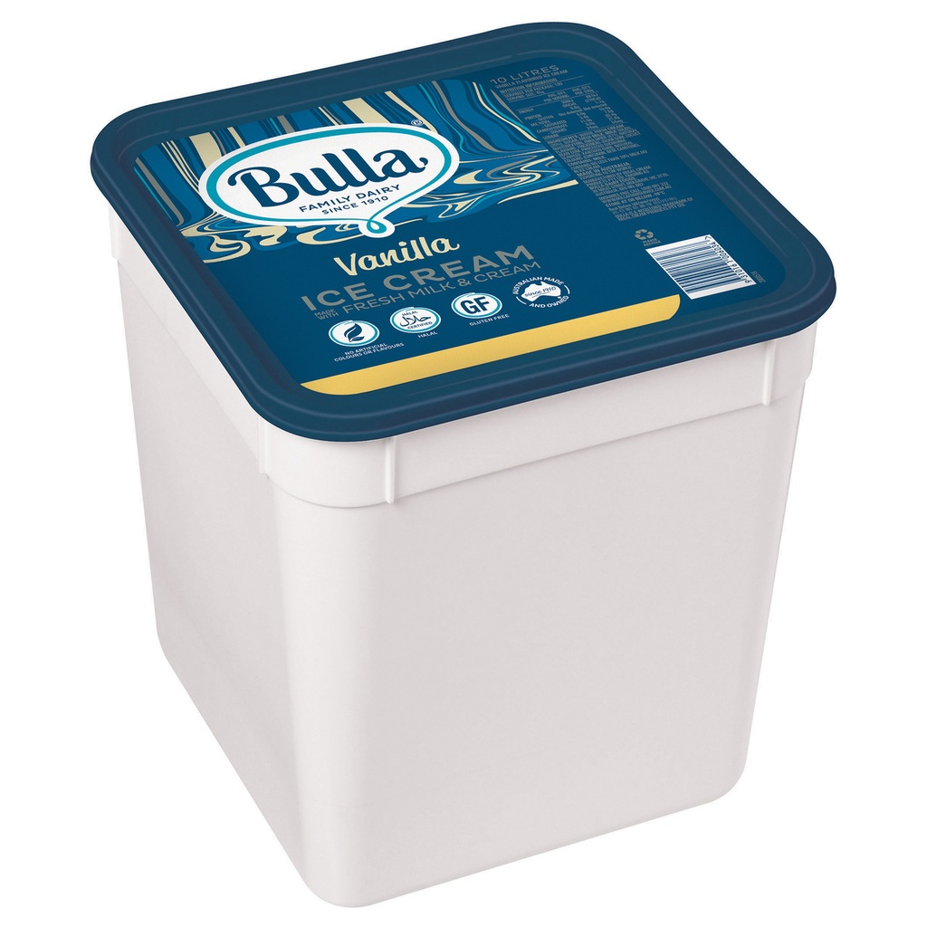 Bulla- Vanilla Ice Cream 10Lt