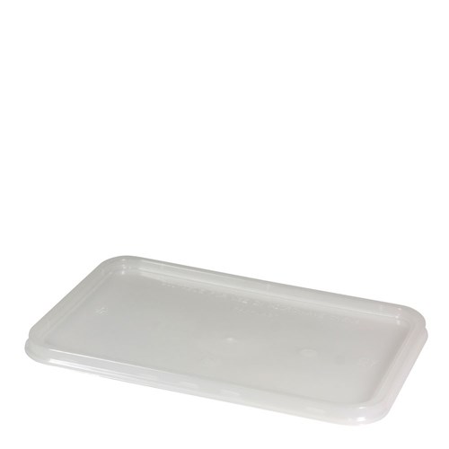 Capri Freezer Grade Rectangular Container Lids x 50