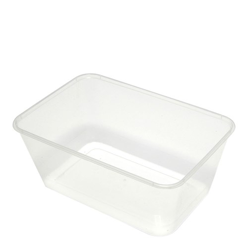 Capri- Plastic Rectangular Containers 950ml x 50