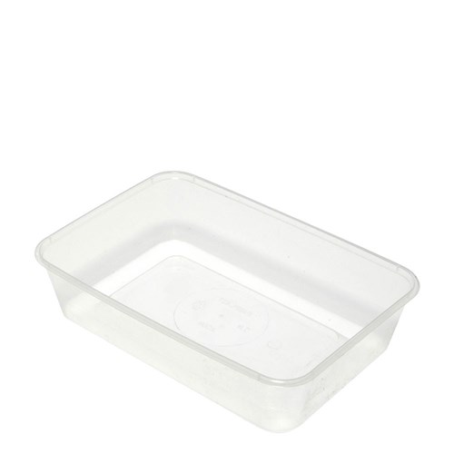 Capri- Plastic Rectangular Containers 500ml x 50