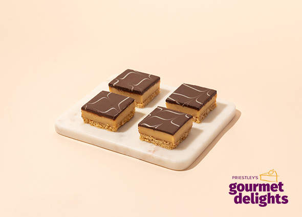 Priestley's- Caramel Slice 15 Cut