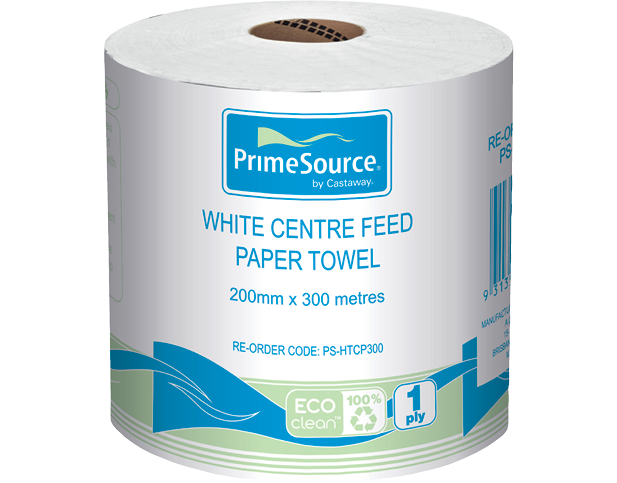 Centrefeed Towel Rolls 300M x 4