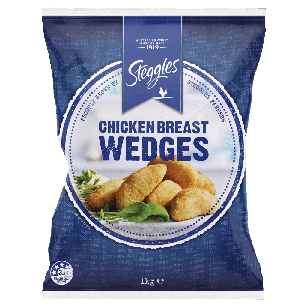 Steggles Chicken Breast Wedges 1kg
