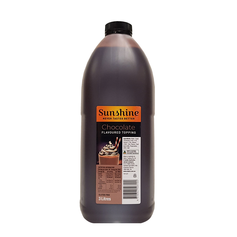 Sunshine- Chocolate Topping 3Lt