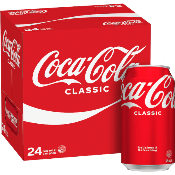 Coca Cola "Coke" 375ml x 24