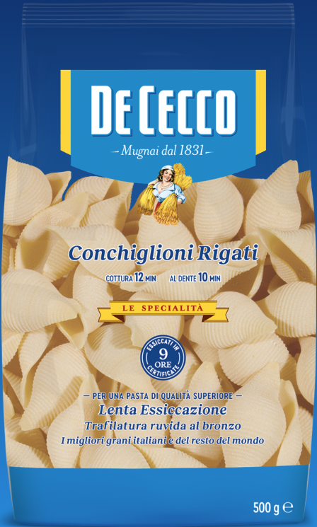 De Cecco Pasta Conchiglioni Rigati #126 500g