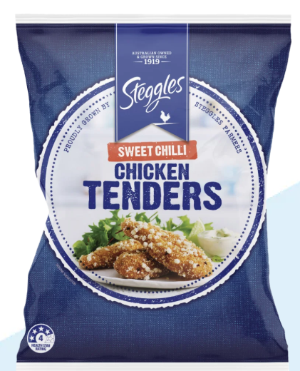 Steggles Sweet Chilli Tenders [6x1kg] 6kg